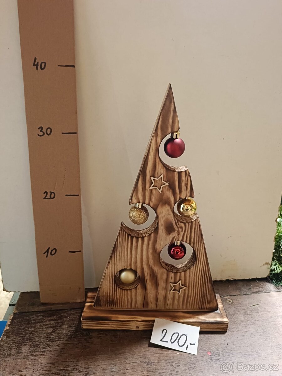 Vánoční dřevěné dekorace - 15