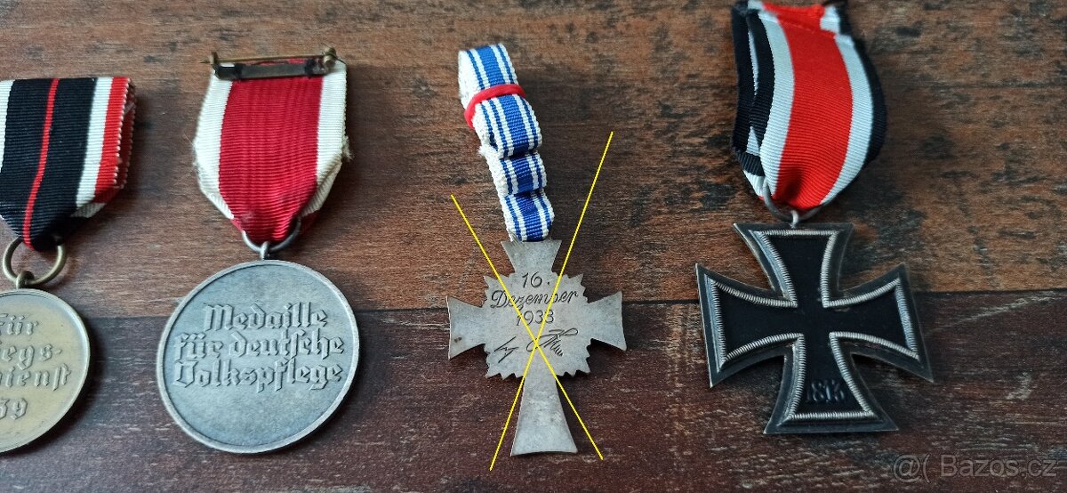 Medaile, vyznamenání, odznaky Německo. - 15