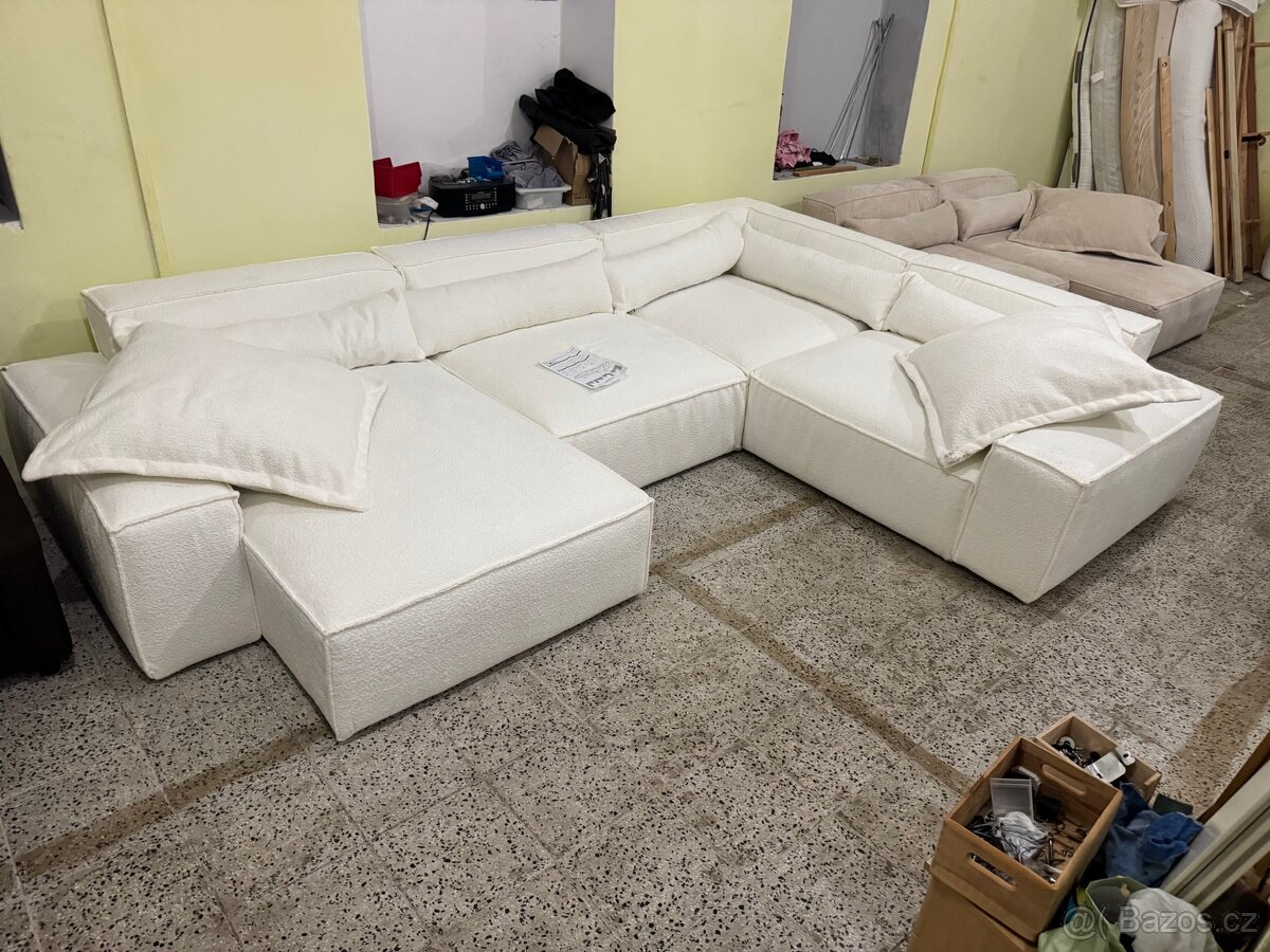 NOVÁ Luxusní Sedací souprava Sirpio 360x260 Boucle - 15