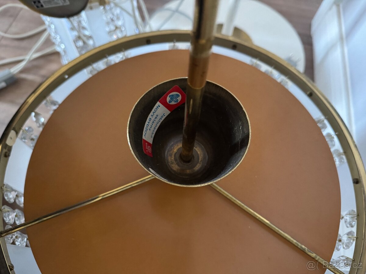 Luxusní vintage světelný set – Jablonecké sklárny, Nový Bydž - 15