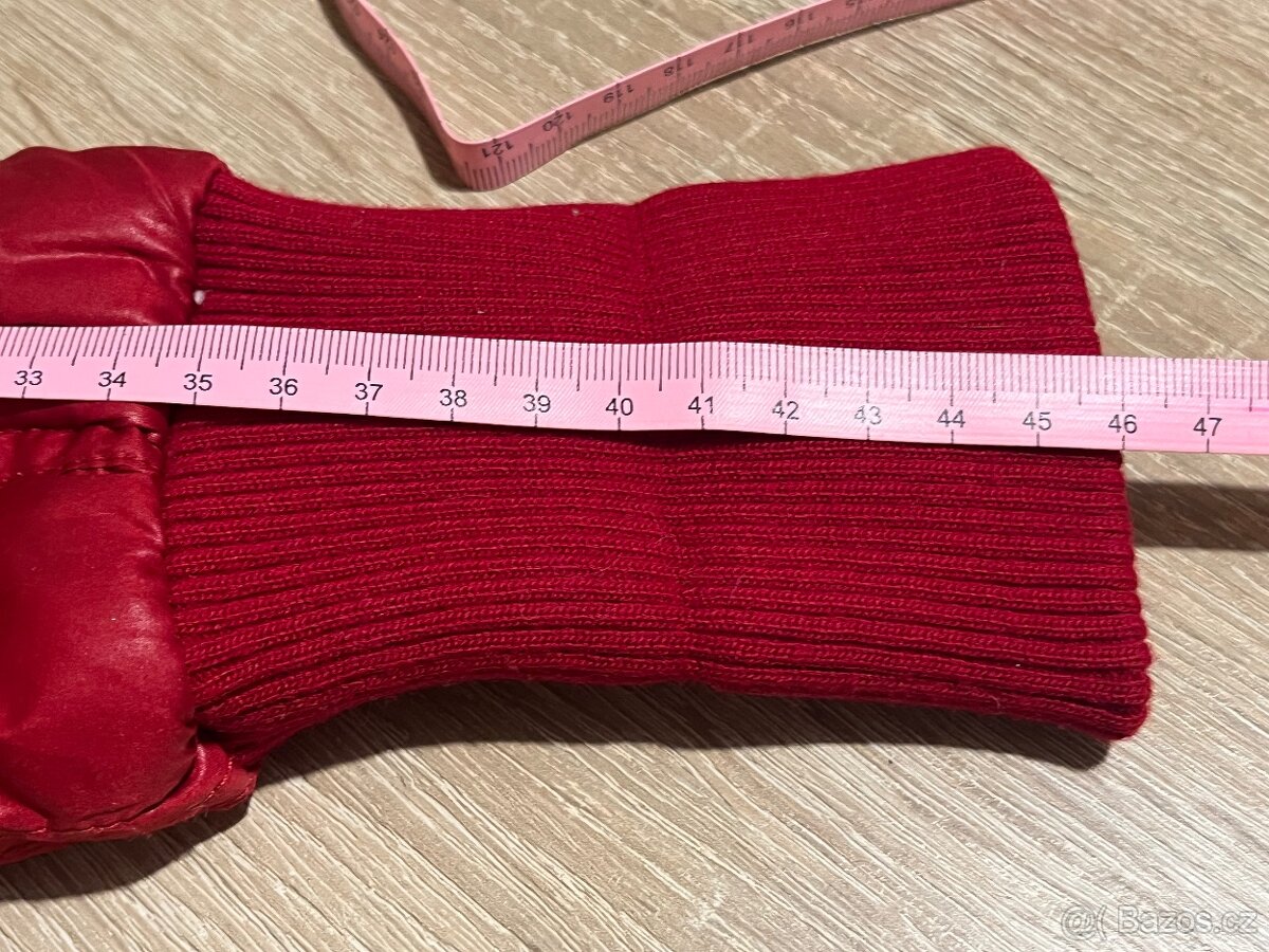 Bunda červená vel. 128, velmi módní - 15