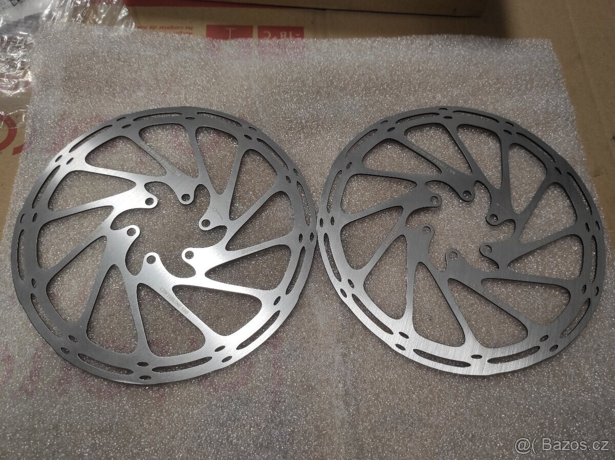 Spousta nových brzdových kotoučů 6 děr a CL. - 15