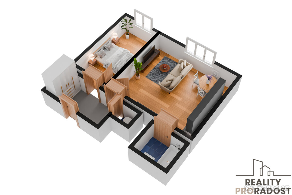 Prodej tichého bytu na Starém Městě s výhledem - 15