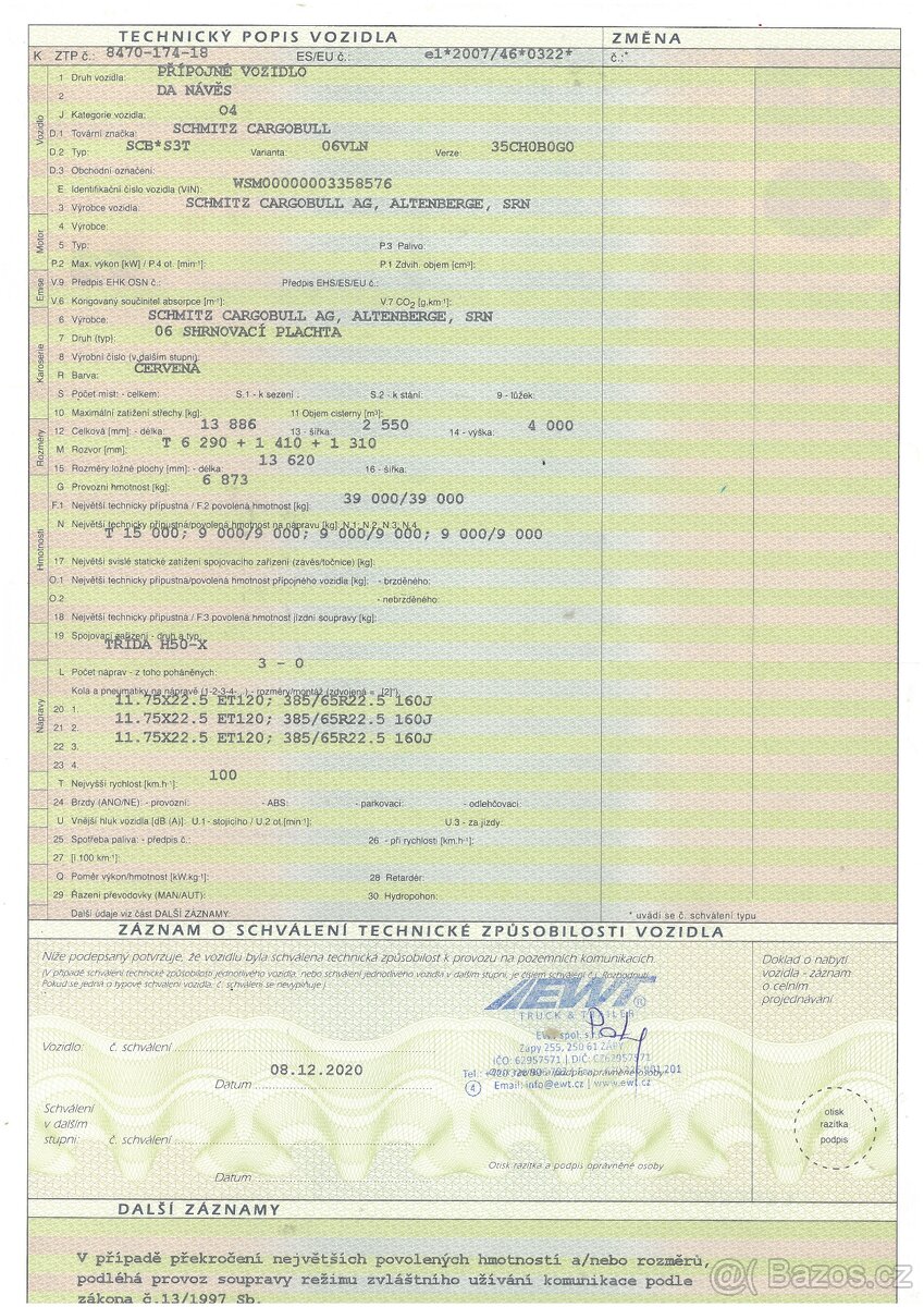SCHMITZ CARGOBULL SCS 24/L - 13.62 COIL - Mulda - 15