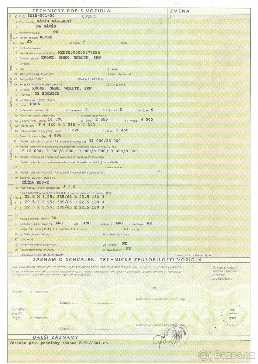 KRONE SD PROFI LINER - 15