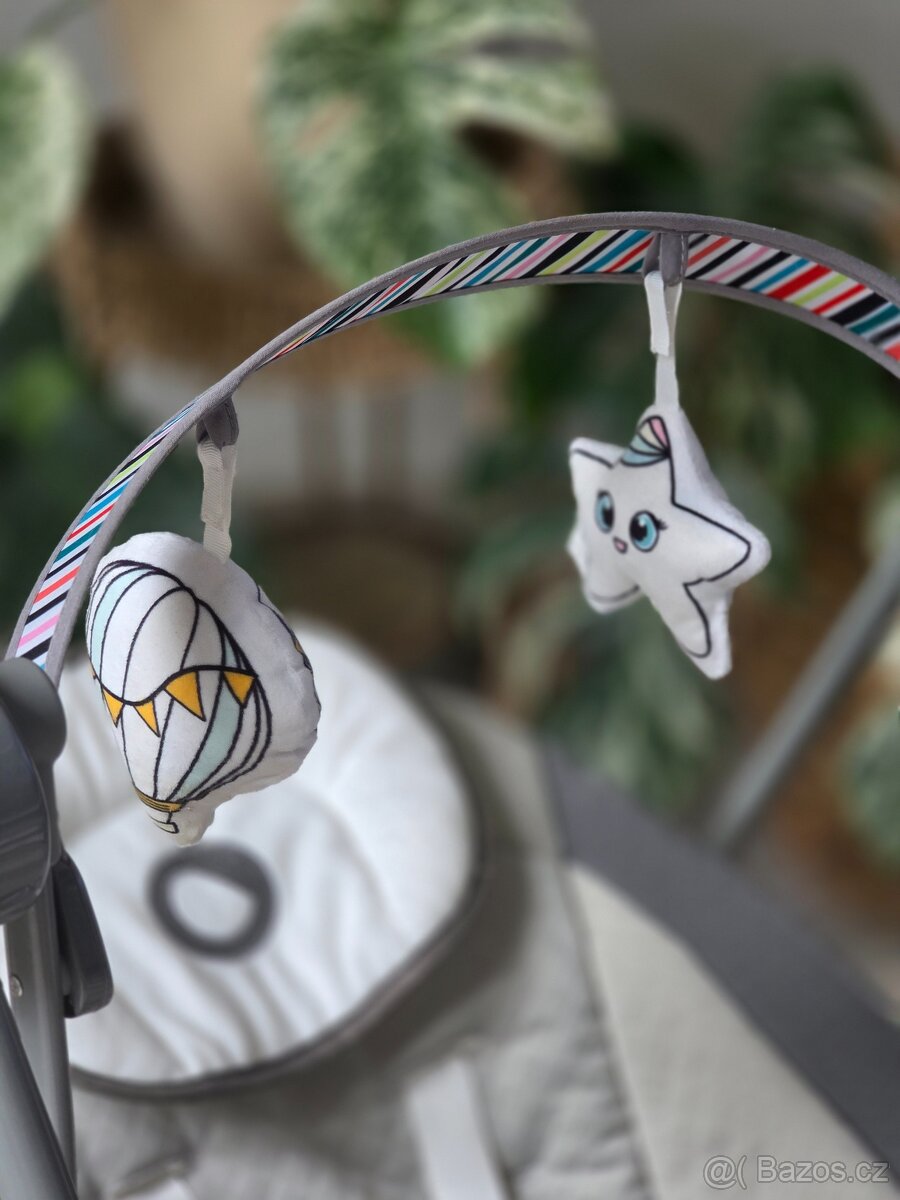 Lionelo Otto šedá houpačka - 15