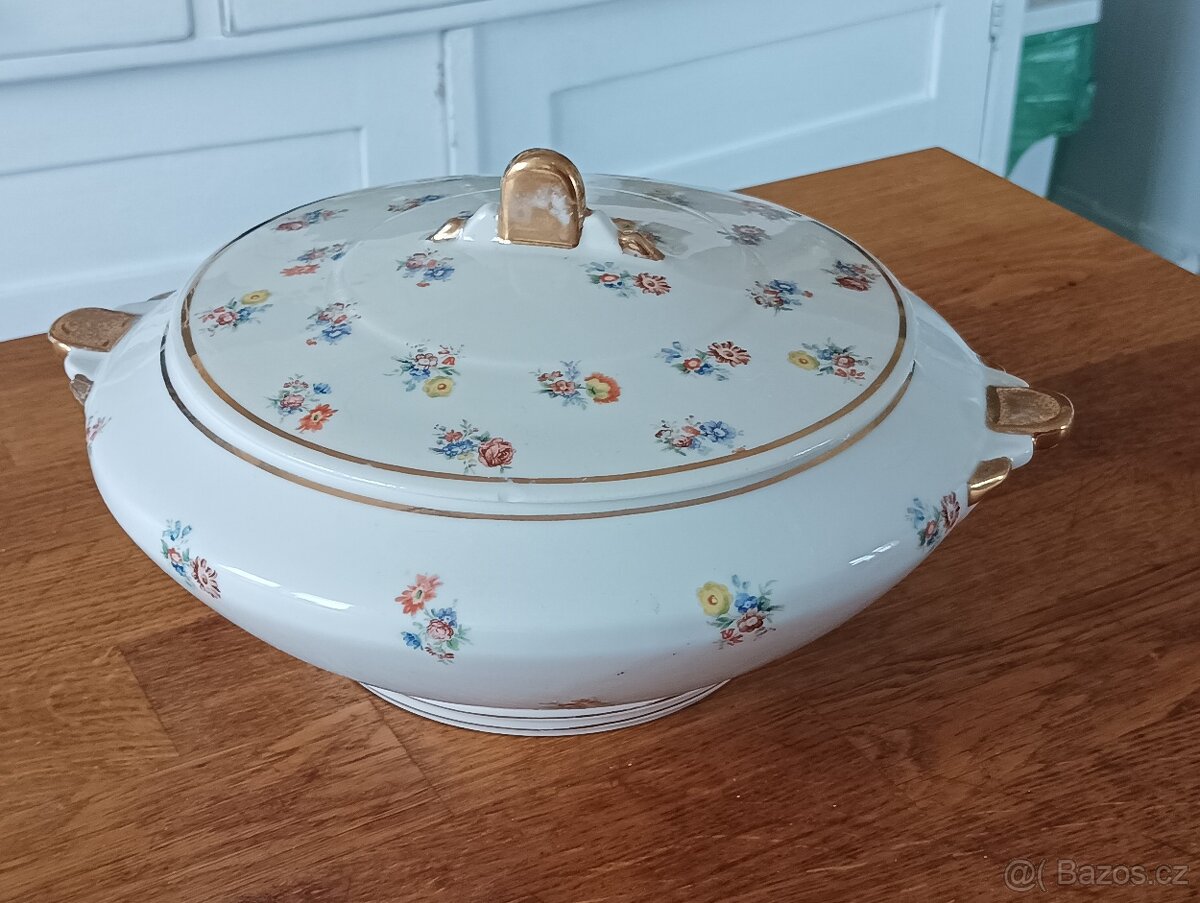 PORCELÁNOVÁ TERINA HÁZENKA LT LIMOGES FRANCIE - 15