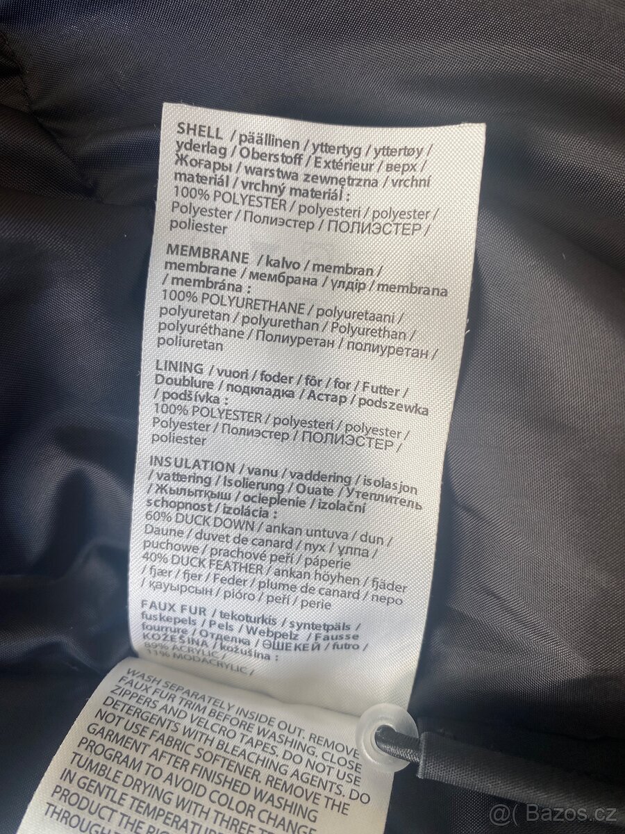 Dětský péřový membránový kabát Reima Serkku Warm Yellow 140 - 15