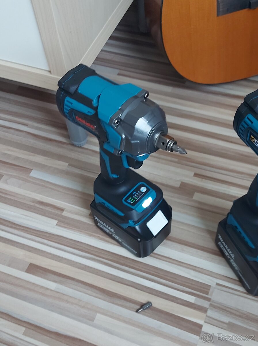 Rázový Aku utahovák-ONEVAN,Gisam, pro Aku Makita baterie 18V - 15