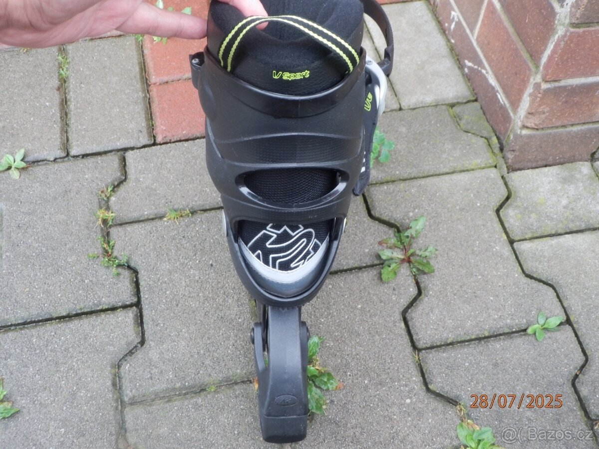 Pánské Inline brusle K2 velikost 47, 84MM kolečka cena:800k - 15