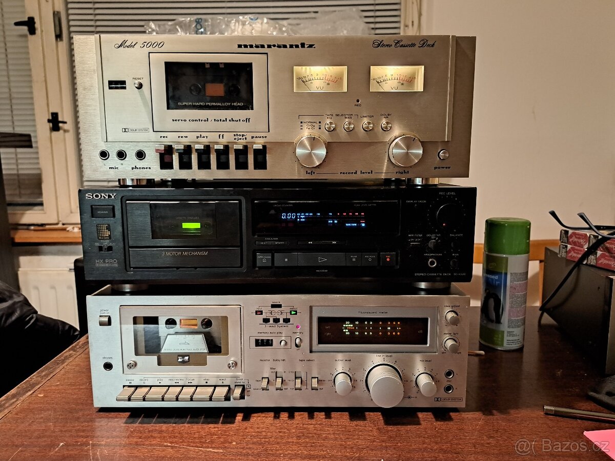 Hromada tape decků, vše funkční - DOPLNĚNO o další - 15