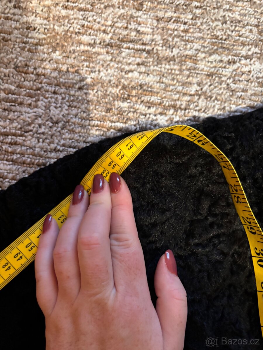 Vintage kožich z ovčí kožesiny - 15