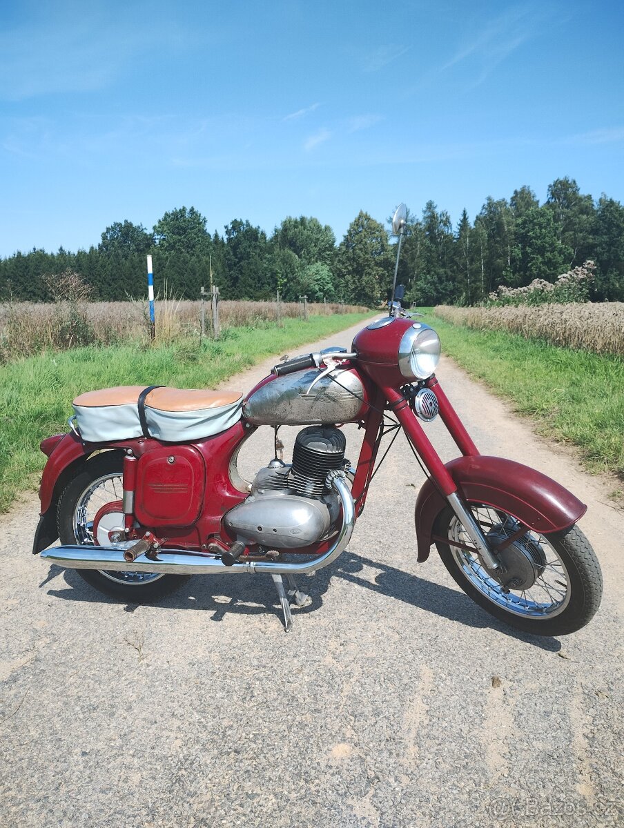 Původní jawa kývačka 250/353 1957 po komple - 15