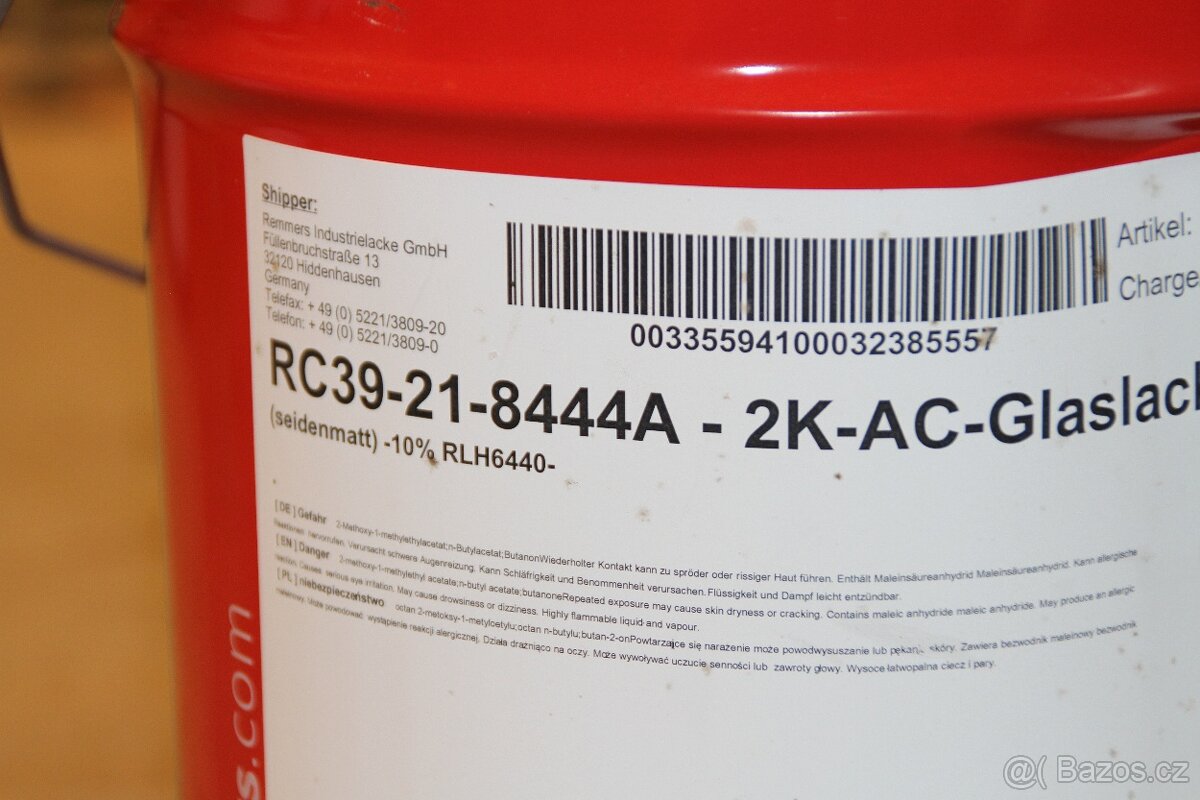 Prodám venkovní lak REMMERS na rozpouštědlové bázi,exterier - 15