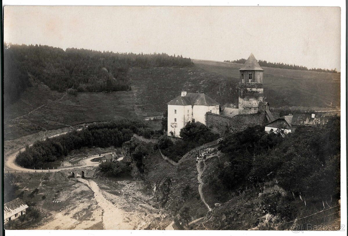 pohlednice Kácov, severní Morava, Semily, Letiny, Rataje - 15