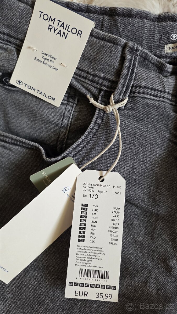 Dámské rifle NOVÉ Tom Tailor vel. 170 - 15