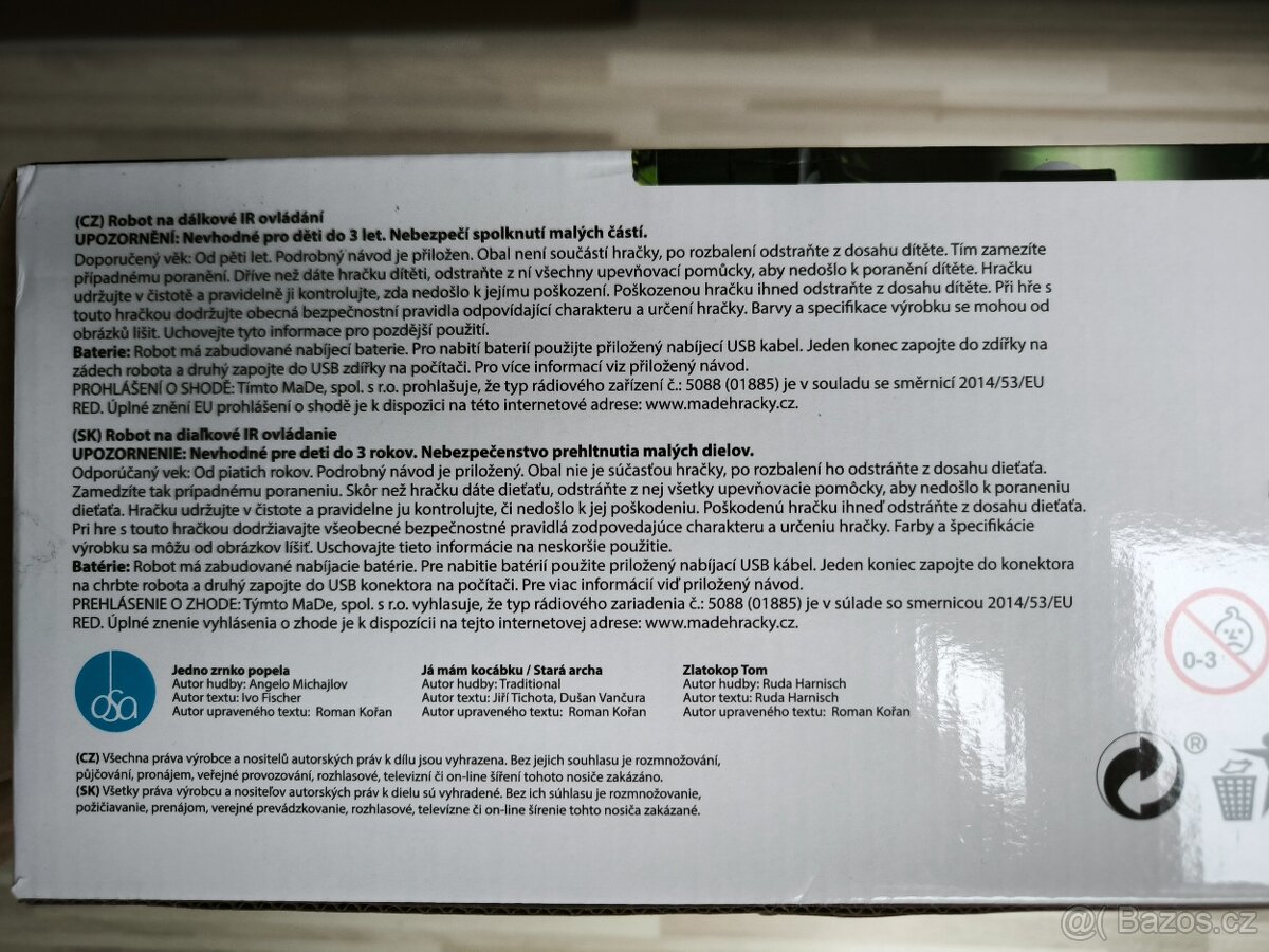 Robot Zigybot Artur - česky mluvící - 15