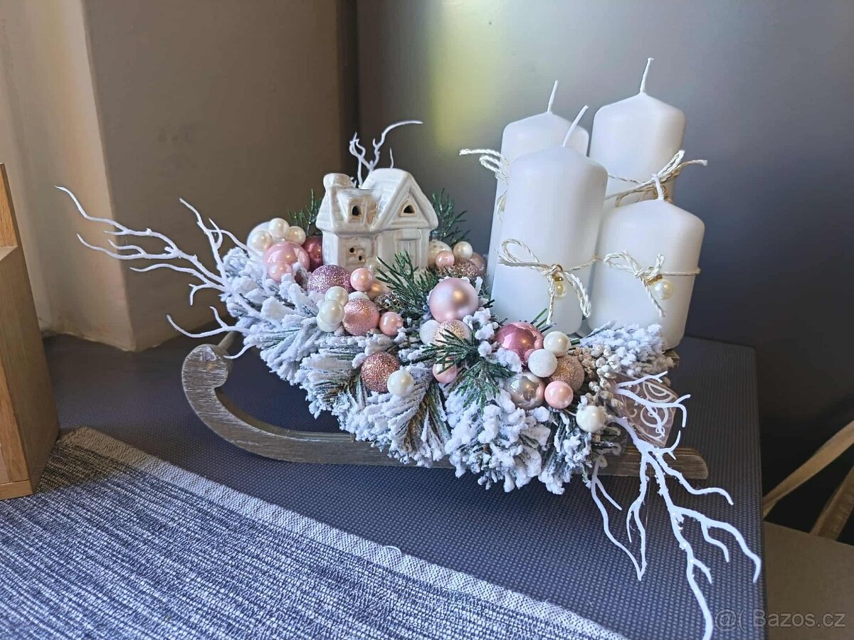 Adventní věnce a vánoční dekorace - 15
