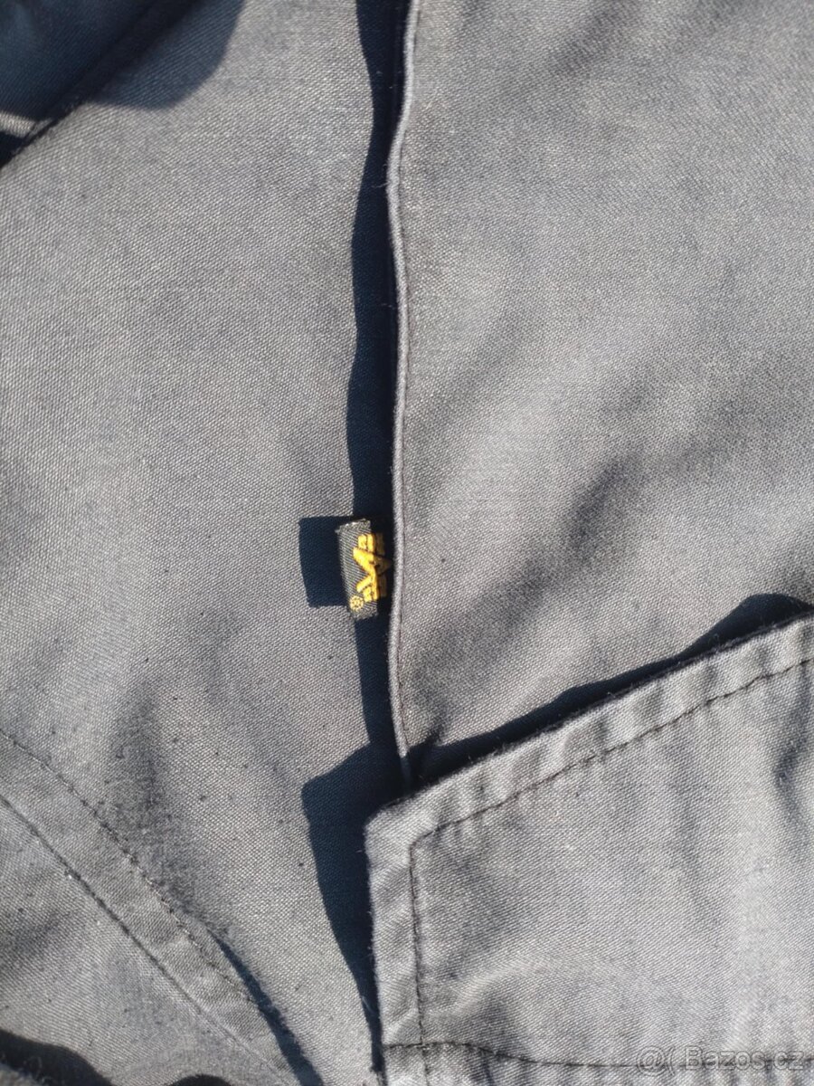 BUNDA PARKA M65 ALPHA INDUSTRIES XL/R ČERNÁ - 15