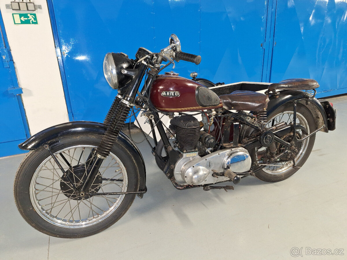 Ariel V.B.600 sidecar 1954 - 15