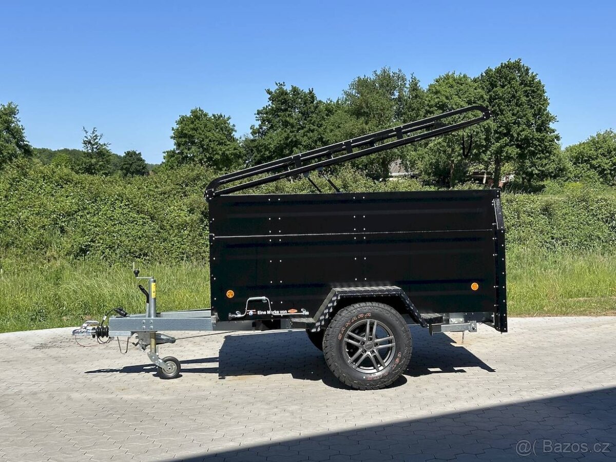 OFFROAD Přívěsný Vozík s Poklopem 1300Kg CAMPING,RYBAŘENÍ - 15