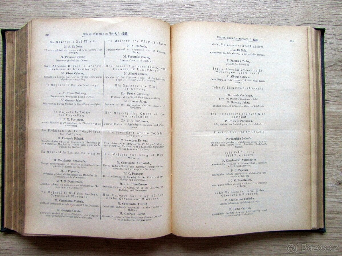 Sbírka zákonů a nařízení 1929 – prodej sbírky starých knih. - 15