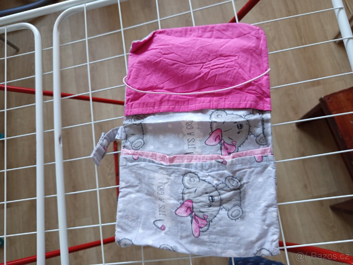 Taška,zavinovačky,spací pytle,povlečení,mantinel - 15