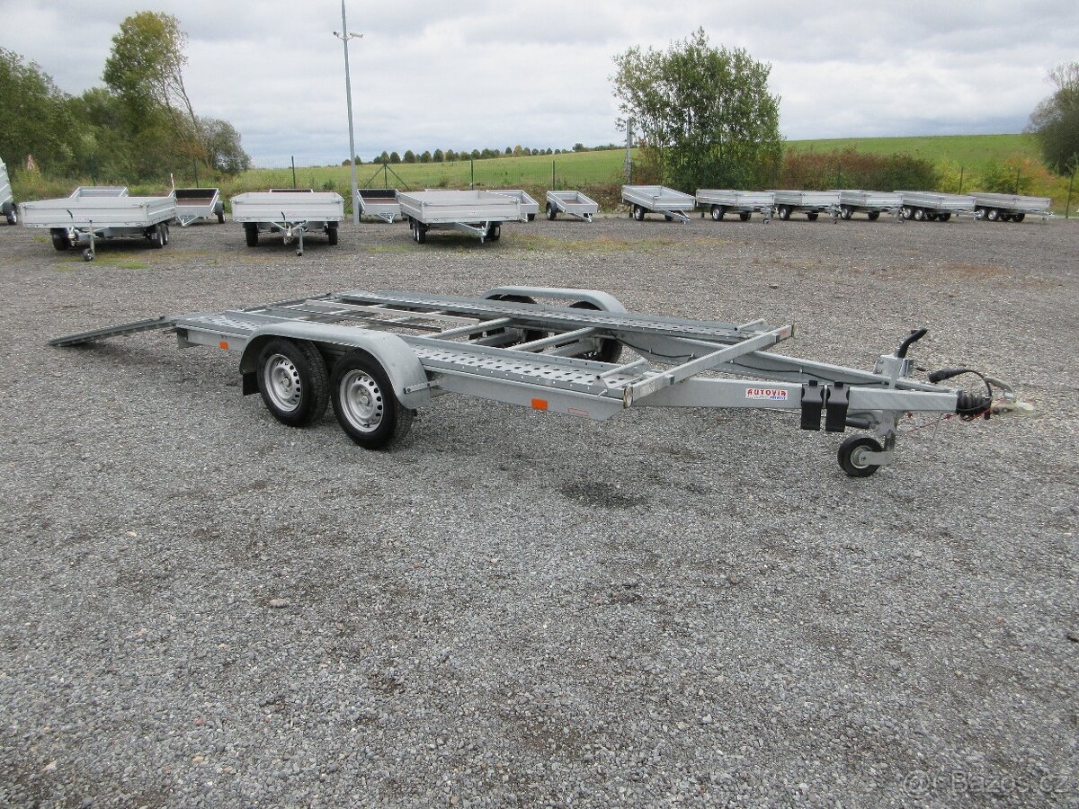 Ojetý přívěs pro přepravu aut PM 2,0T 3,95x2,00 - 15