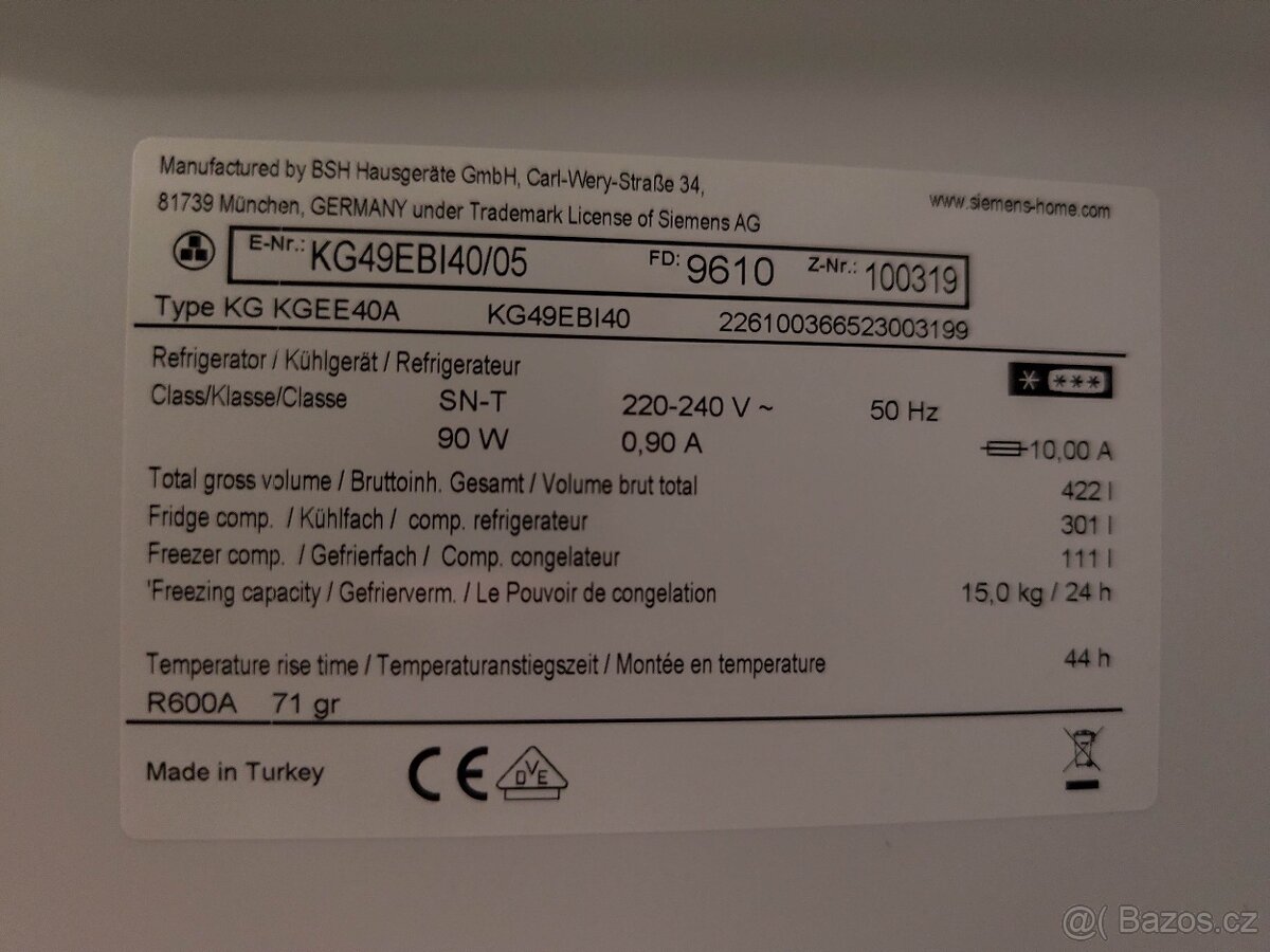 Lednice SIEMENS - 15