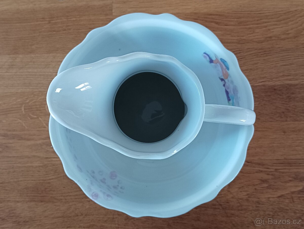 PORCELÁNOVÁ MYCÍ SOUPRAVA FRANCIE - 15