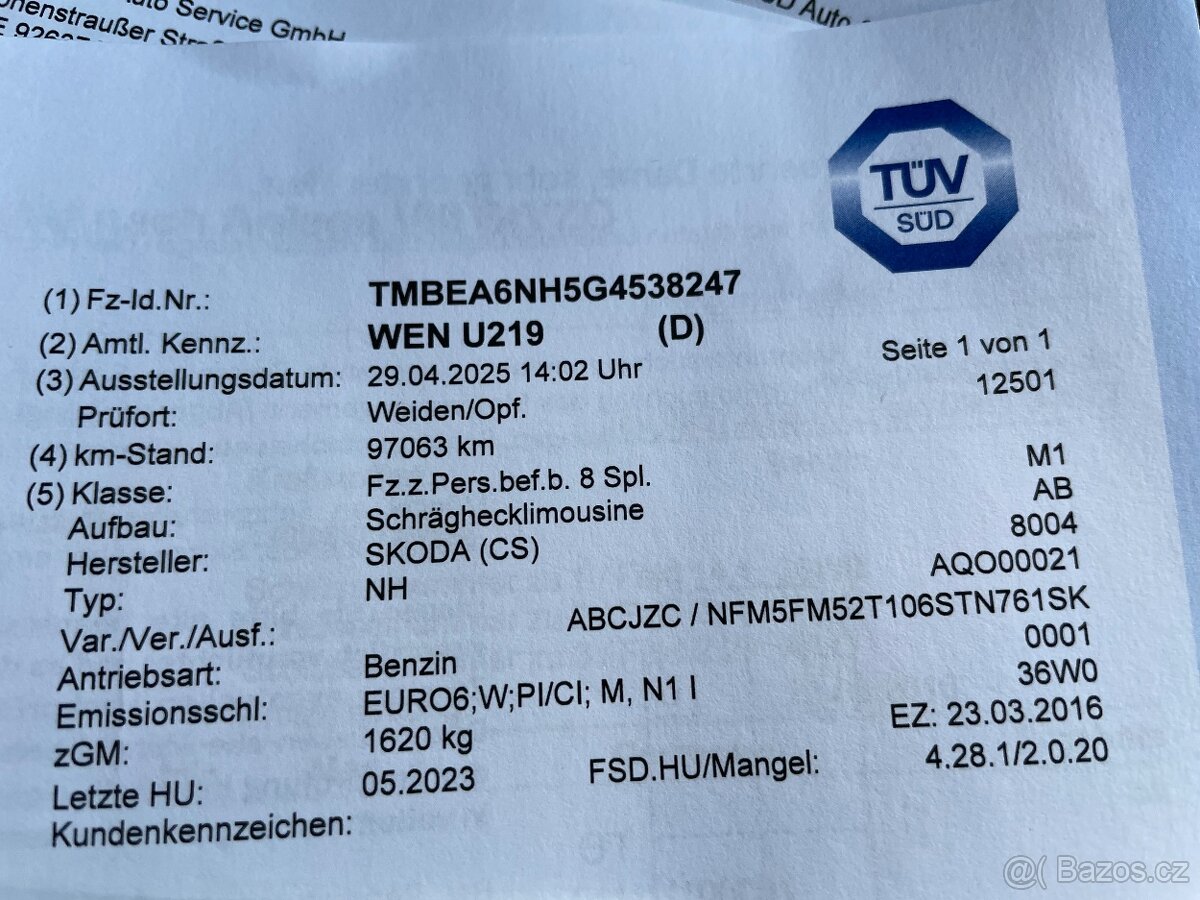 ŠKODA RAPID SPACEBACK 1,2 TSI 66KW AMBIENTE 2016 - 15