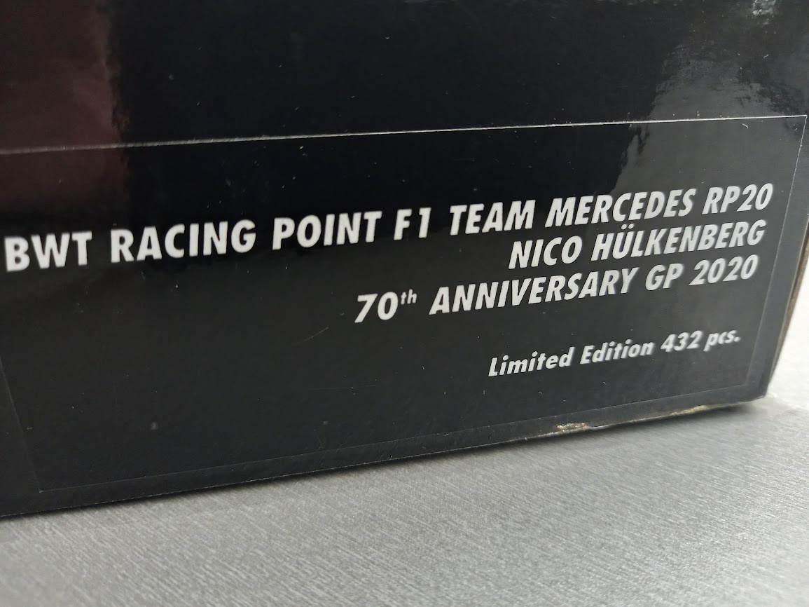 F1 BWT RACING POINT MERCEDES RP20 HULKENBERG MINICHAMPS 1:18 - 15