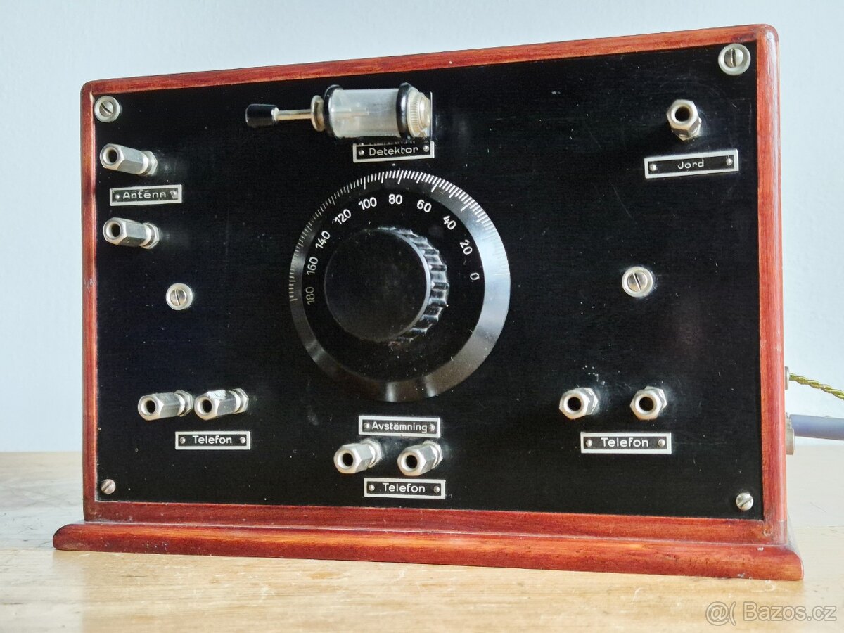 Starožitná rádio krystalka Telefunken TeCo, 1926 - 15