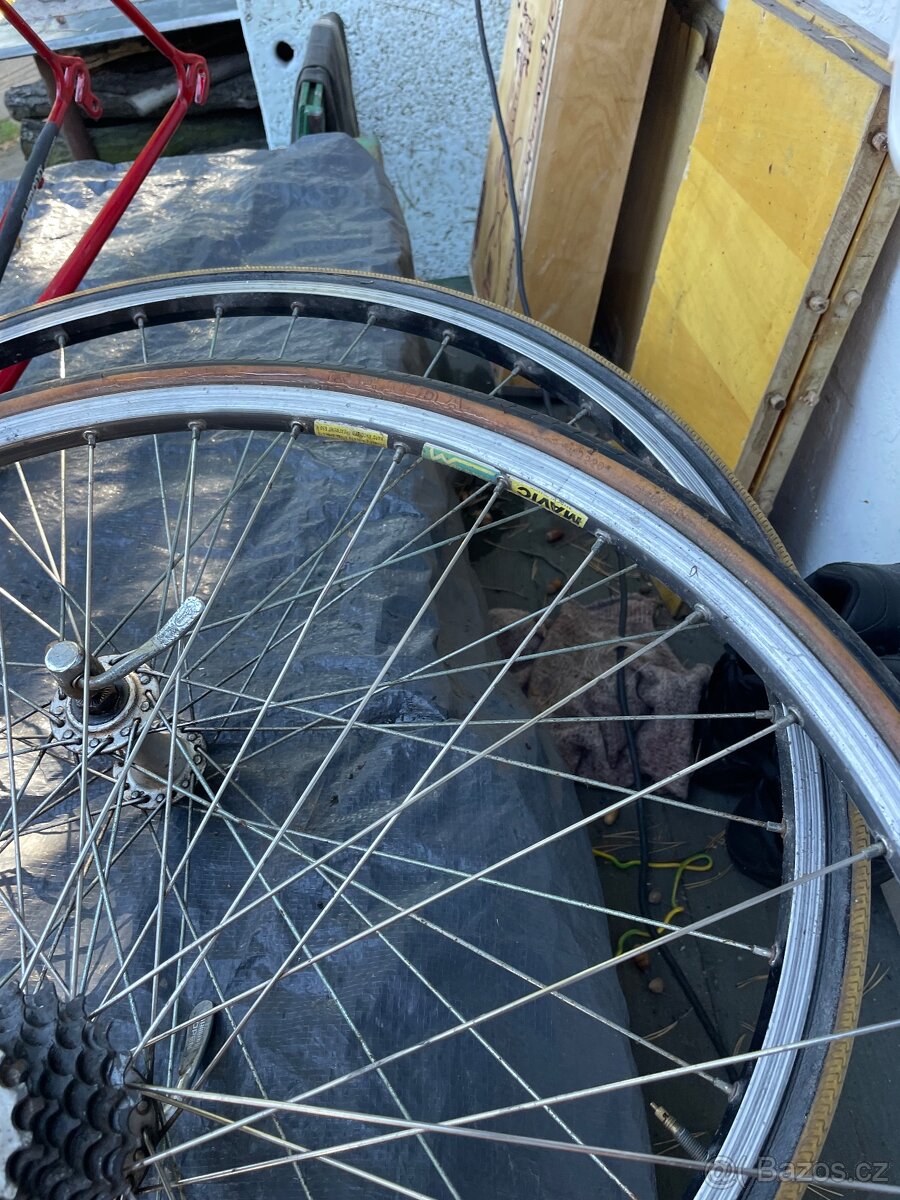 Rám kola pedály měnič kliky osa brzdy - 15