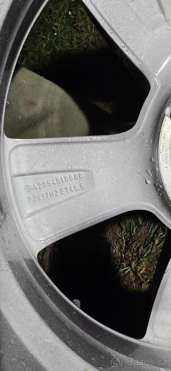 Nová zimní sada MB C (W205) ,pneu 225/50/17 - možnost zaslat - 15