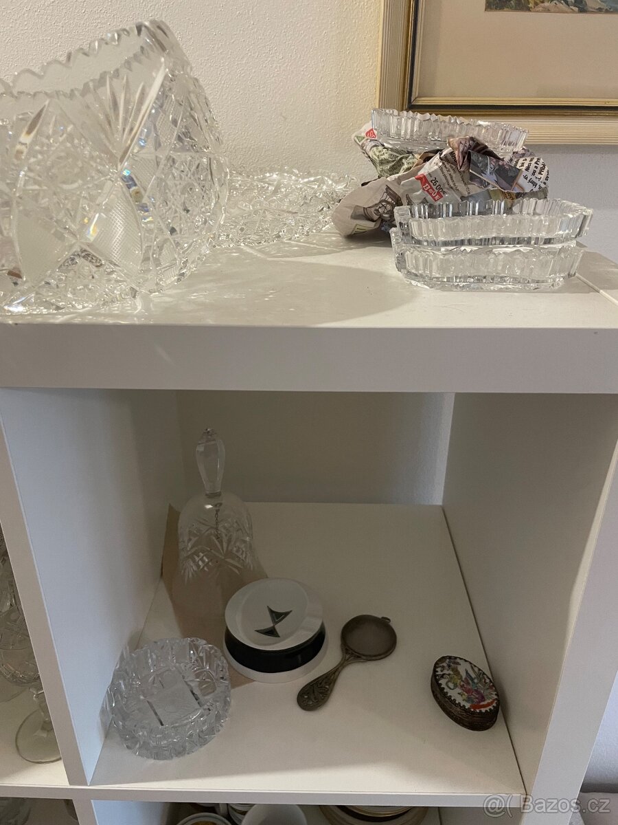 Starožitné sklo-porcelán-nádobí-drobnosti - 15