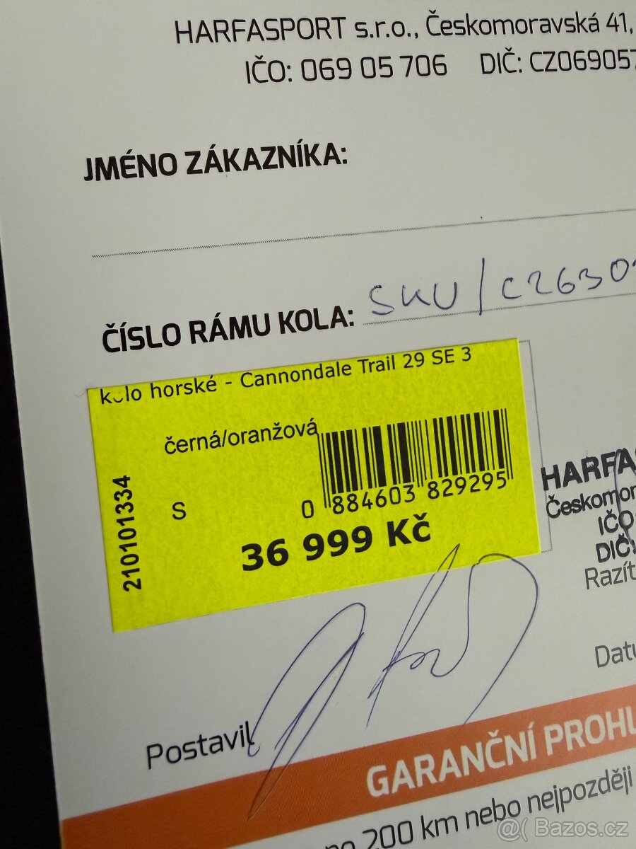 Horske Kolo Cannondale TRAIL 29 SE 3 S - 15