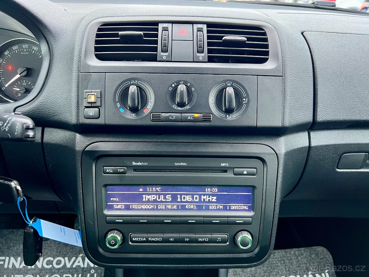 Škoda Roomster 1.2 TSI 63 kW Klima,Servis,Stav - 15