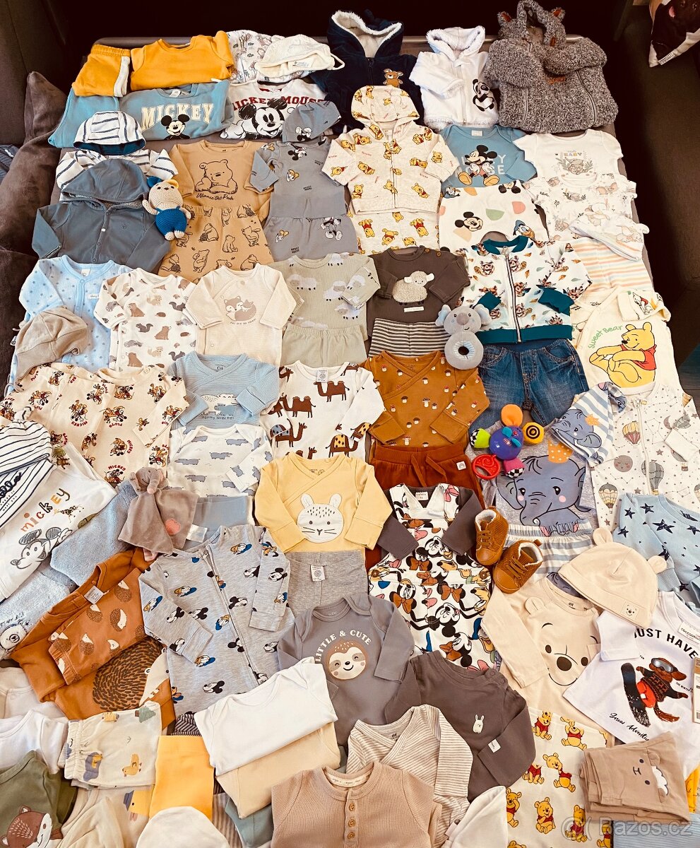 Balík oblečení na miminko 0-6 m neutrál Rezervace - 15