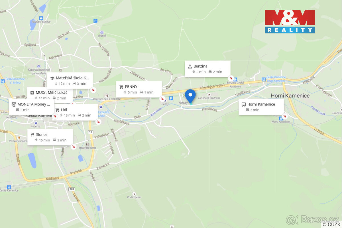 Prodej zahrady, 755 m², Česká Kamenice - 15