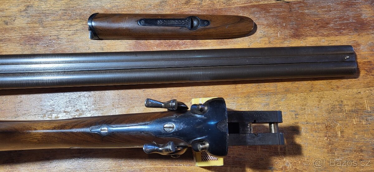PUŠKA BROKOVNICE LANCASTER CAL 16 TOP NÁDHERA - 15