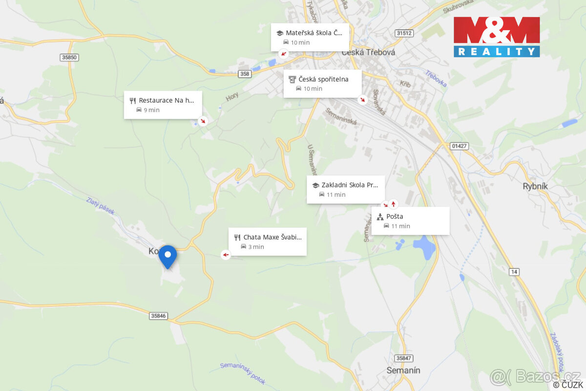 Prodej zemědělské usedlosti, 185 m², Kozlov, Česká Třebová - 15