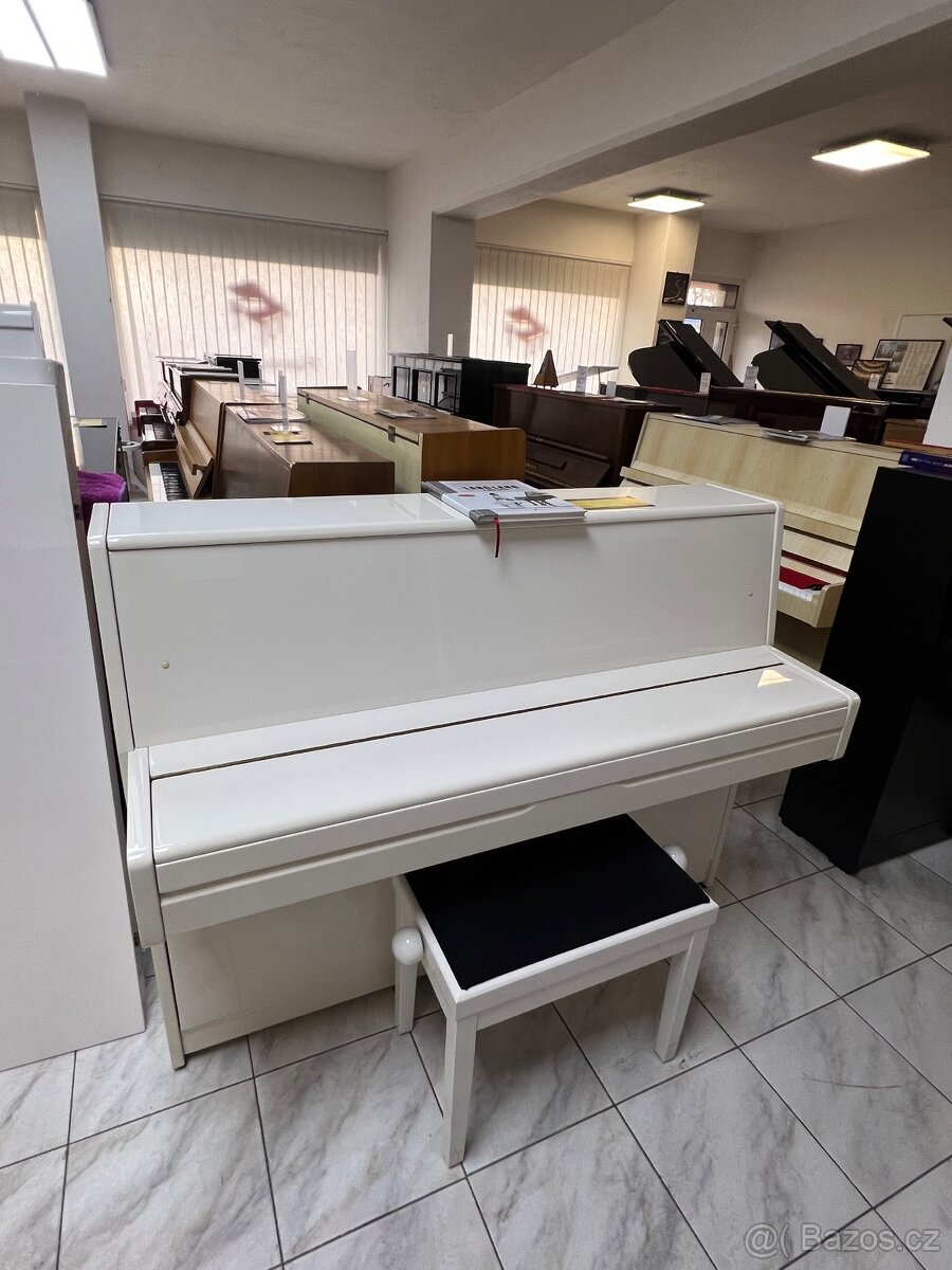 Bílé piano Hohner se zárukou 5 let, doprava zdarma. - 15