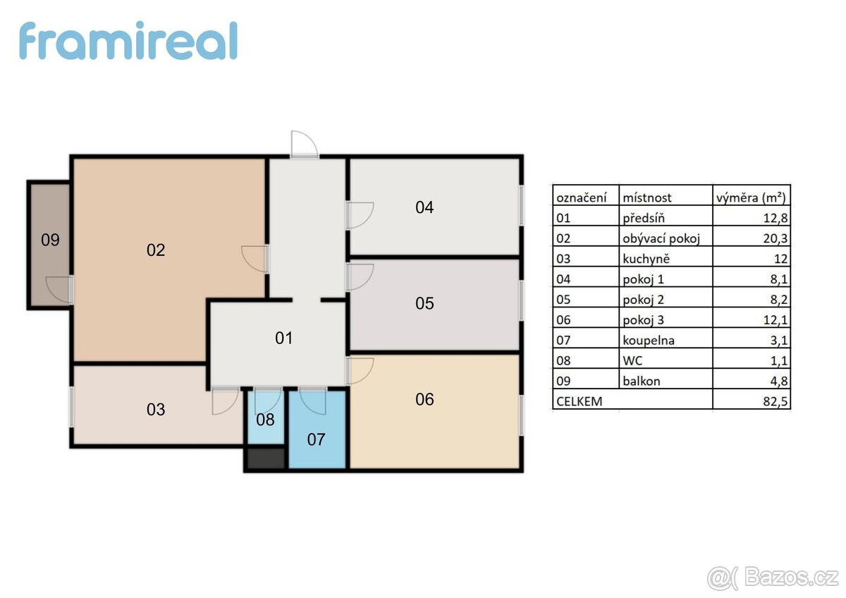 Prodej byty 4+1, 83 m² - Brno - Nový Lískovec, ev.č. 01932 - 15