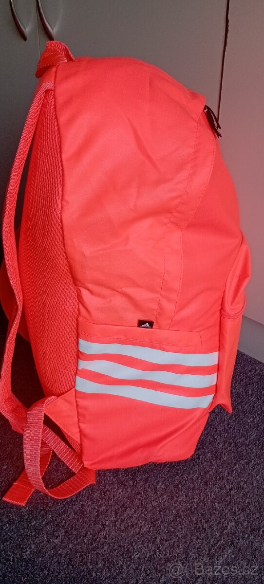 Nový neon růžový batoh zn."ADIDAS" - 15