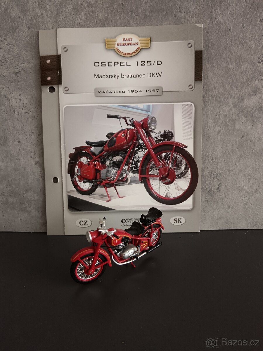 1:24 Motorky - ČZ, Jawa, MZ,... - 15