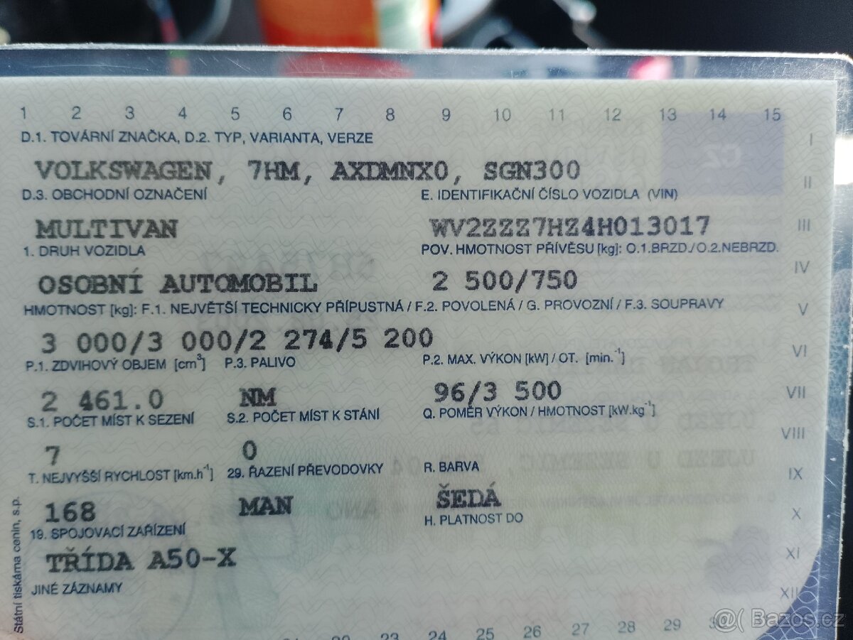 VW Multivan T5 2.5 TDI 96kW - 15