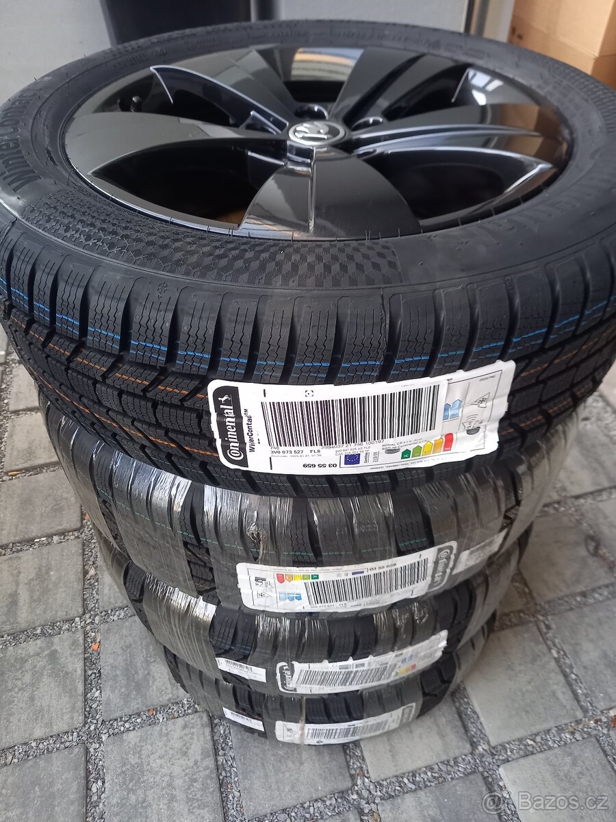 Š.Superb III,VW Passat B8- NOVÝ zimní ALU komplet 215/55R17 - 15