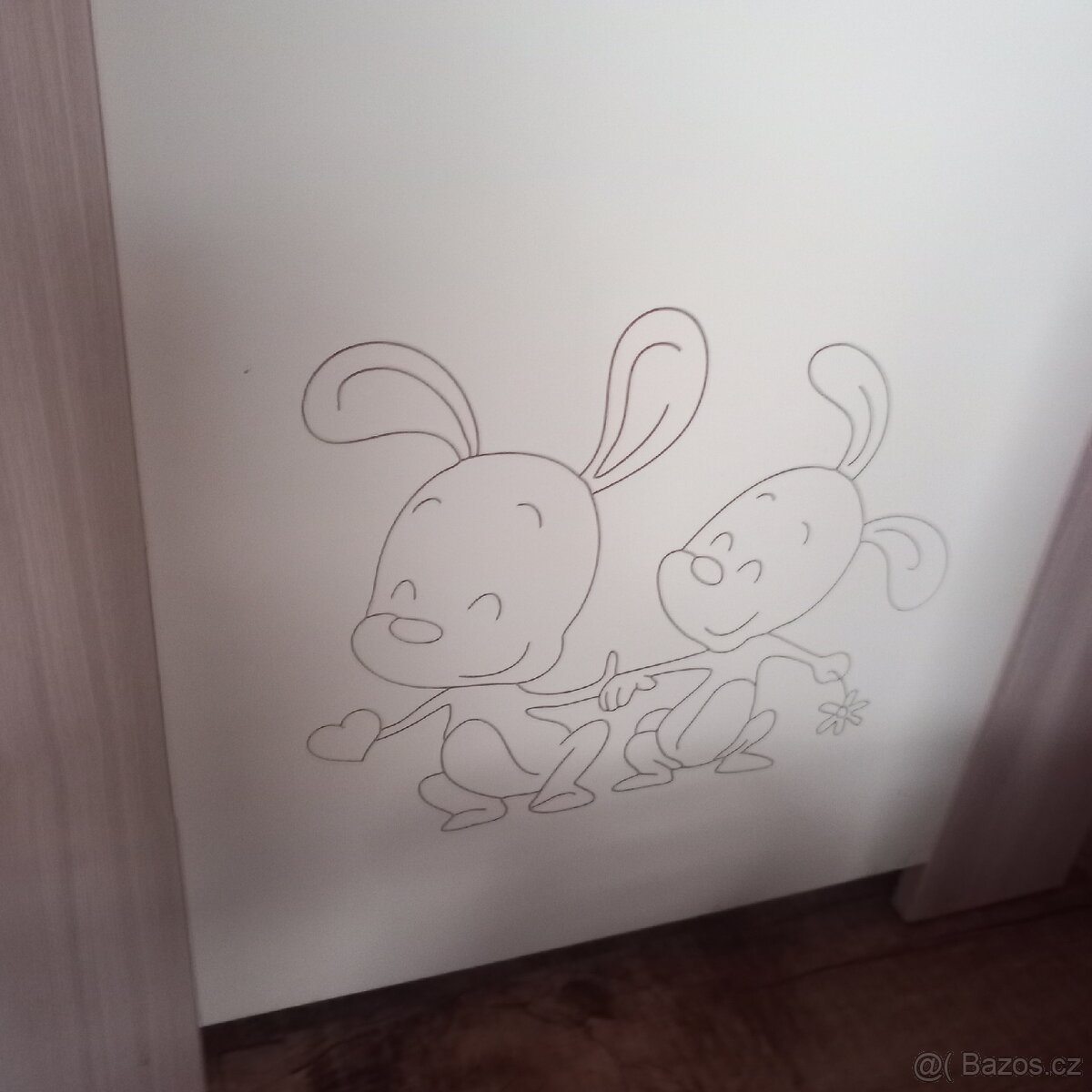 Detska postylka s prebalovaci komodou / pultem - 15