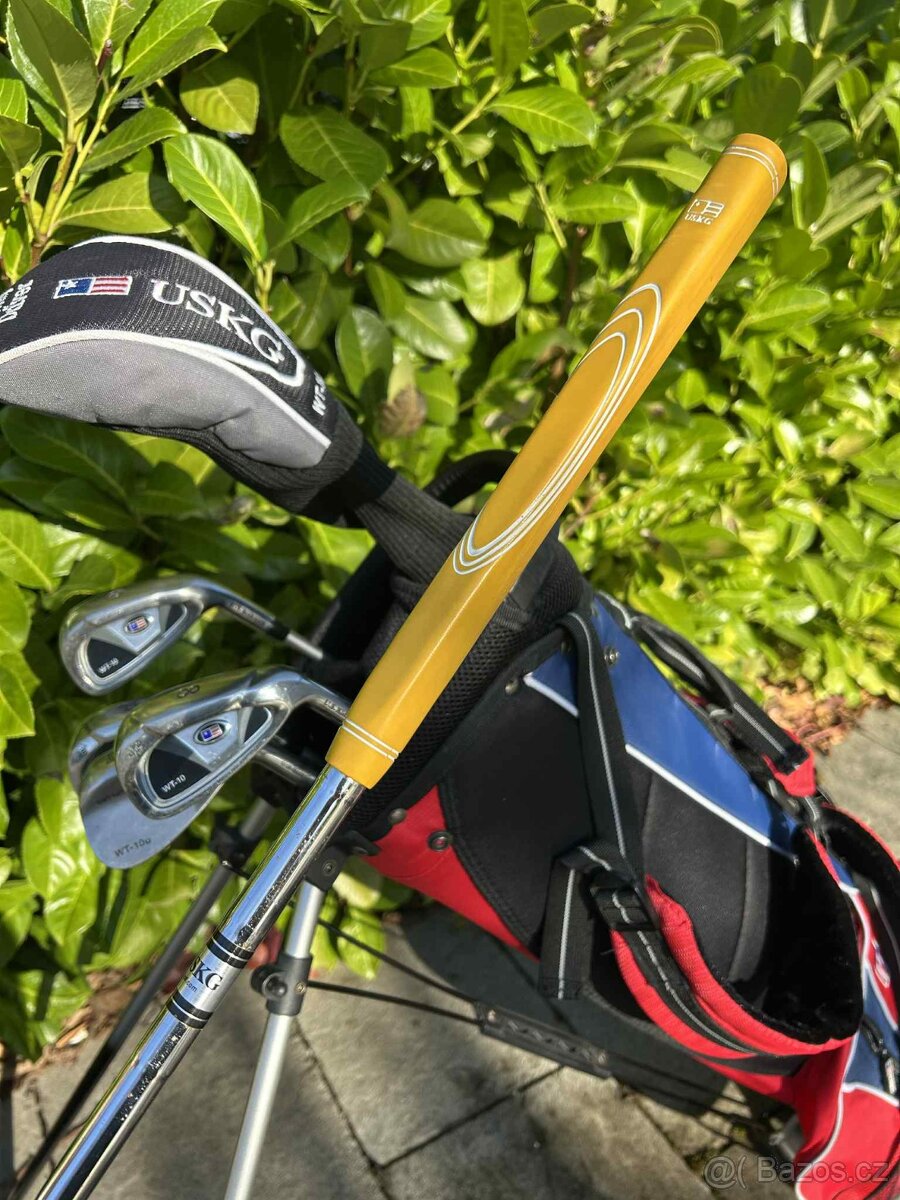 Prodám golfový set US Kids Golf, 63", 157 až 169cm - 15